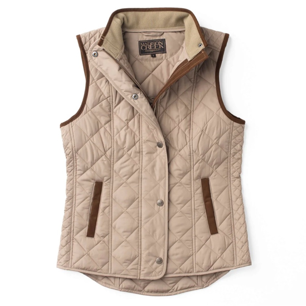 Marc New York Quilted Vest - Beige